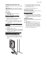 Предварительный просмотр 21 страницы Electrolux EKD60950 User Manual