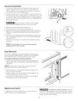 Preview for 15 page of Electrolux EKDR14XAKW0 Owner'S Manual