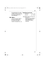 Preview for 85 page of Electrolux EKF3 series Instruction Book