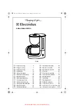 Предварительный просмотр 1 страницы Electrolux EKF31 SERIES Instruction Book