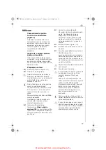 Предварительный просмотр 77 страницы Electrolux EKF31 SERIES Instruction Book