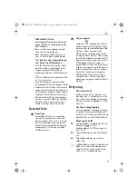 Preview for 9 page of Electrolux EKF60 series Instruction Book