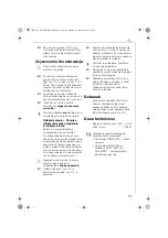 Preview for 55 page of Electrolux EKF60 series Instruction Book