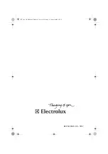 Preview for 112 page of Electrolux EKF60 series Instruction Book