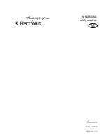 Electrolux EKG 60111 User Manual preview