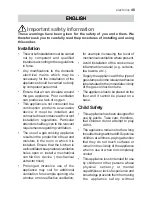 Preview for 45 page of Electrolux EKG 60111 User Manual