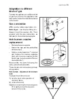 Preview for 73 page of Electrolux EKG 60111 User Manual