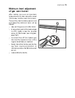 Preview for 75 page of Electrolux EKG 60111 User Manual