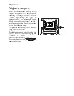 Preview for 78 page of Electrolux EKG 60111 User Manual