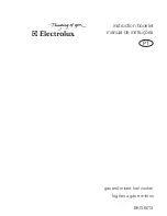 Предварительный просмотр 1 страницы Electrolux EKG 6013 Instruction Booklet