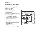 Предварительный просмотр 34 страницы Electrolux EKG 603301 Instruction Booklet