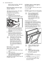 Предварительный просмотр 42 страницы Electrolux EKG20100OK User Manual