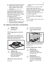 Предварительный просмотр 43 страницы Electrolux EKG20100OK User Manual