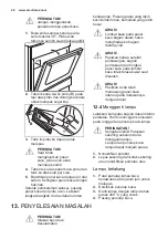 Предварительный просмотр 48 страницы Electrolux EKG20100OK User Manual