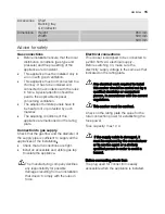 Preview for 15 page of Electrolux EKG501102 User Manual