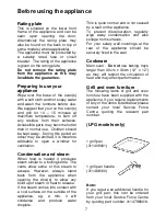 Preview for 7 page of Electrolux EKG5046 Important Safety Information