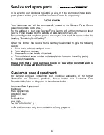 Preview for 33 page of Electrolux EKG5046 Important Safety Information