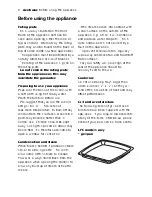 Preview for 8 page of Electrolux EKG5048 User Manual