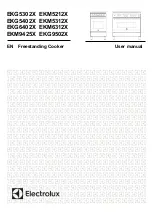 Electrolux EKG5302X User Manual preview