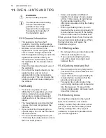 Preview for 16 page of Electrolux EKG61107OX Manual