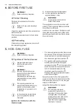 Preview for 10 page of Electrolux EKG612A1OX User Manual