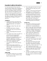 Preview for 3 page of Electrolux EKG801100 User Manual