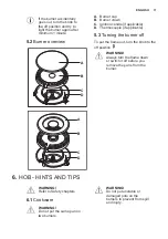 Предварительный просмотр 11 страницы Electrolux EKG911A3 User Manual