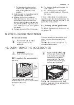 Предварительный просмотр 15 страницы Electrolux EKG911A3 User Manual