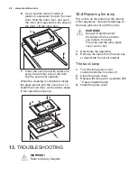 Preview for 22 page of Electrolux EKG911A3 User Manual