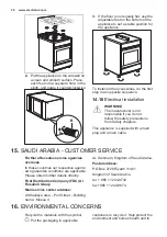 Preview for 30 page of Electrolux EKG911A3 User Manual