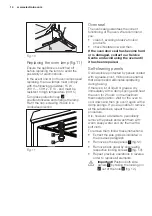 Предварительный просмотр 14 страницы Electrolux EKG911AAOW User & Installation Manual