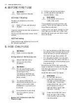 Preview for 10 page of Electrolux EKG912A1OX User Manual