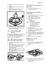 Preview for 27 page of Electrolux EKG912A1OX User Manual