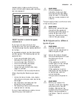 Предварительный просмотр 25 страницы Electrolux EKG913A2 User Manual