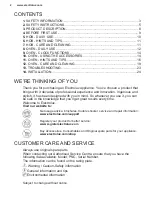 Preview for 2 page of Electrolux EKG913A2OX User Manual