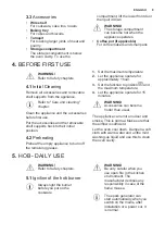 Предварительный просмотр 9 страницы Electrolux EKG913A4OX User Manual