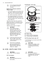 Предварительный просмотр 10 страницы Electrolux EKG913A4OX User Manual