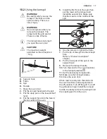 Предварительный просмотр 17 страницы Electrolux EKI51300OX User Manual