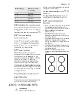 Preview for 11 page of Electrolux EKI64500OX User Manual