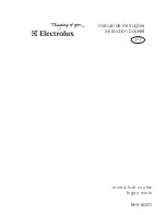 Electrolux EKK 60331 Instruction Booklet preview