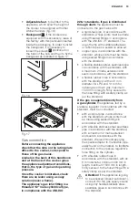 Предварительный просмотр 19 страницы Electrolux EKK915AAOX User & Installation Manual