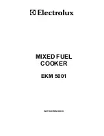 Electrolux EKM 5001 Instruction Book предпросмотр