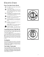 Предварительный просмотр 7 страницы Electrolux EKM 6701 X Instruction Booklet