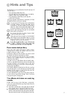 Предварительный просмотр 7 страницы Electrolux EKM 6717 X Instruction Booklet