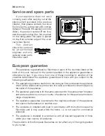 Предварительный просмотр 34 страницы Electrolux EKM 70150 Instruction Booklet