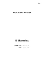 Electrolux EKM 90310 X Instruction Booklet предпросмотр