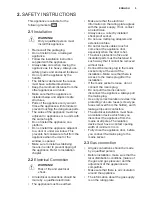 Preview for 5 page of Electrolux EKM51302OX User Manual