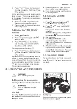 Предварительный просмотр 15 страницы Electrolux EKM700CW User Manual