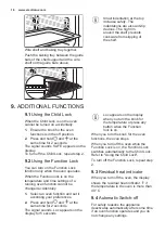 Предварительный просмотр 16 страницы Electrolux EKM700CW User Manual