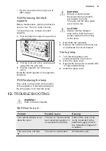 Предварительный просмотр 33 страницы Electrolux EKM700CW User Manual